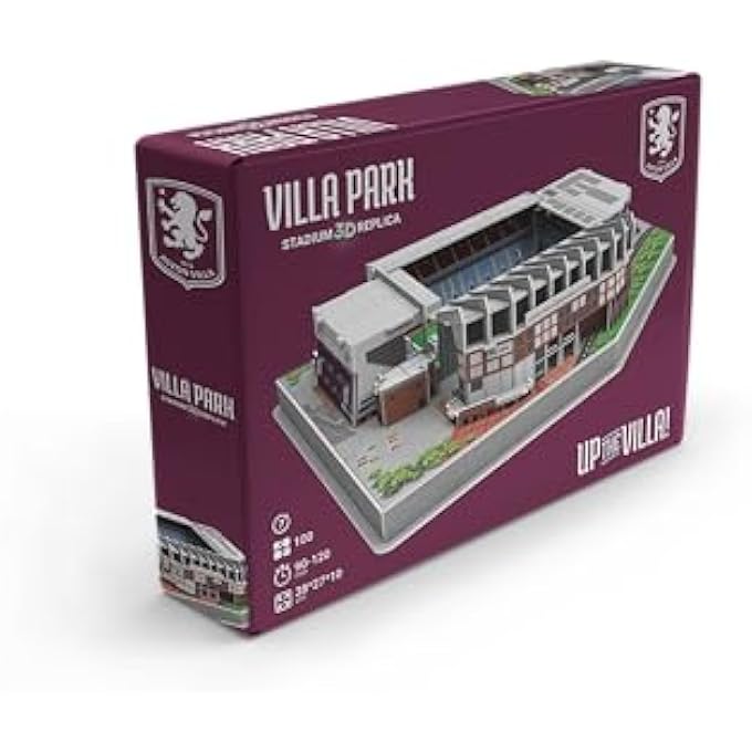 3D JIGSAW PUZZLE OF VILLA PARK STADIUM - 100 PIECES | HOME OF ASTON VILLA| ENGLISH PREMIER LEAGUE GIFTS FOR AGE 7+ - Image 4